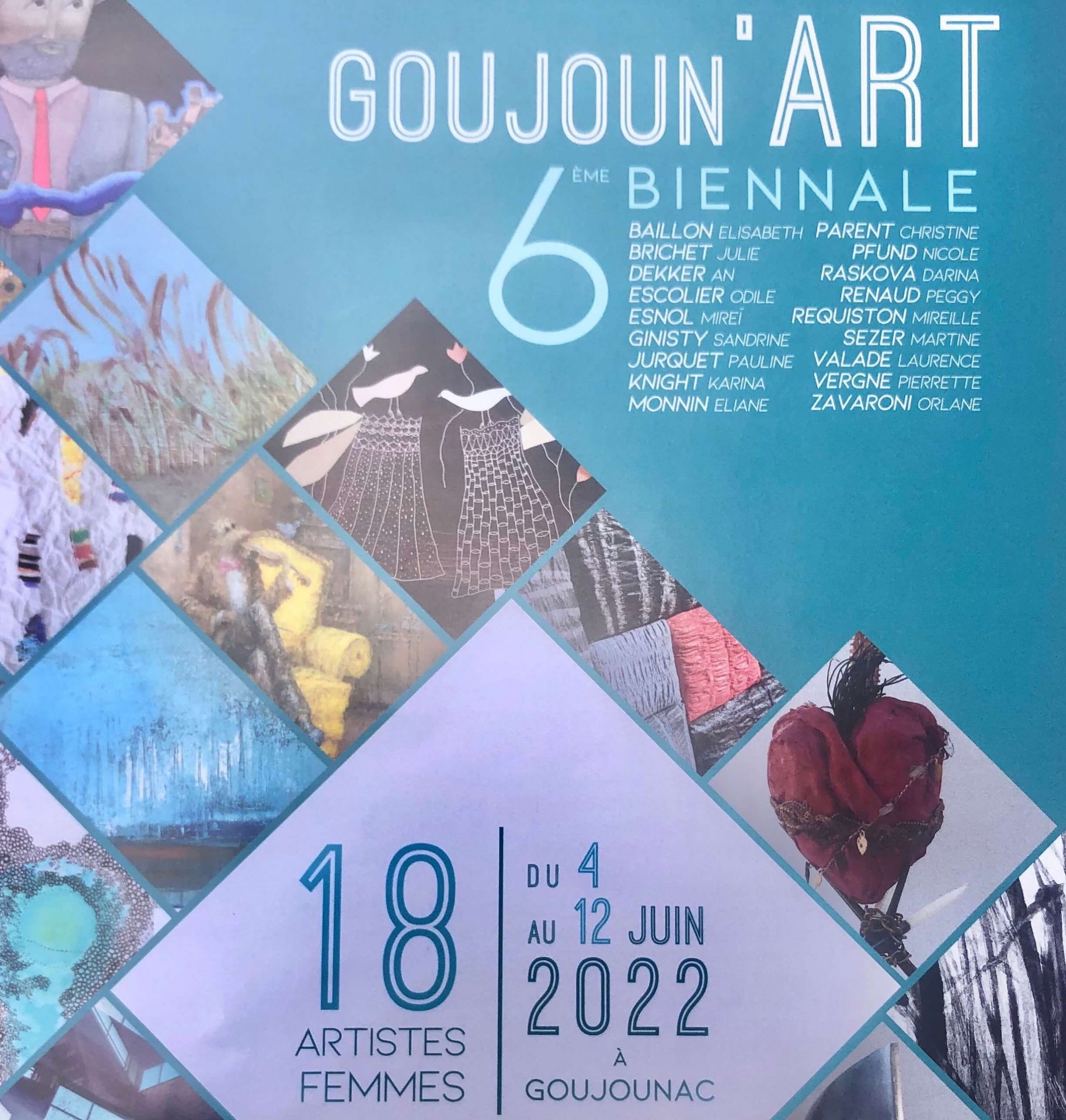 Goujoun’art 6ieme   Biennale  d’art contemporain     « 2022 »
